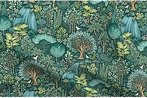 Petal Signature Cotton Fabric: Forest Paradise