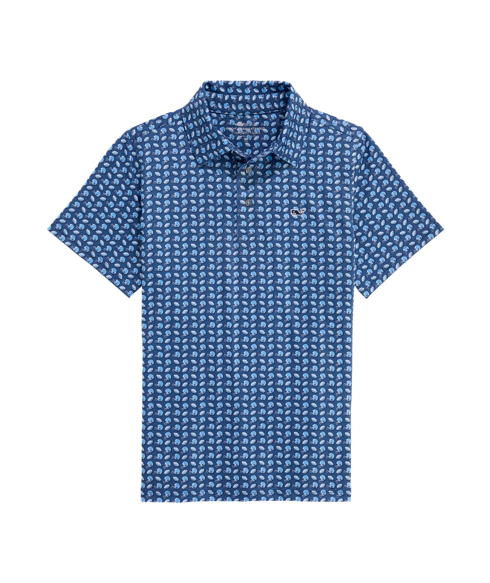 vineyard vines Boys' Printed Sankaty Polo (Toddler/Little Kid/Big Kid)