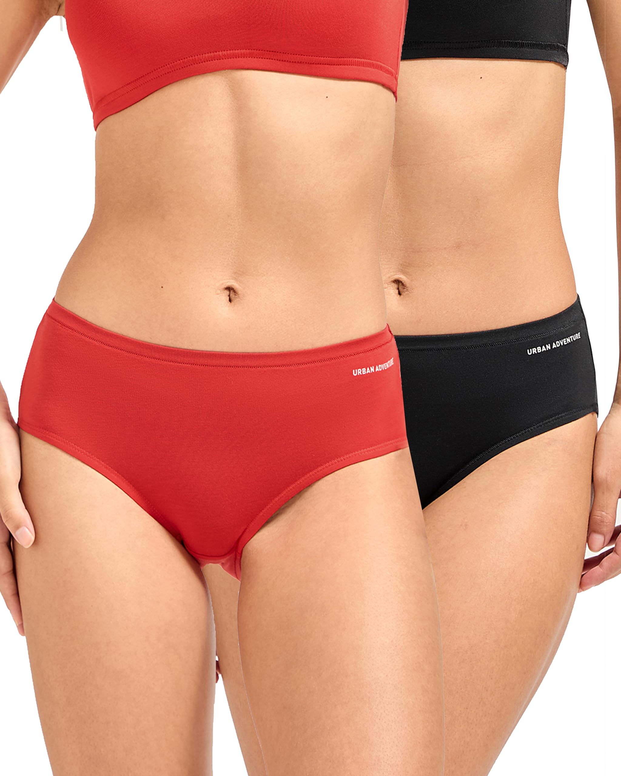 High Coverage Micro Modal Spandex Panties for Women Combo with No Marks Waistband and StayFresh Treatment-image-3