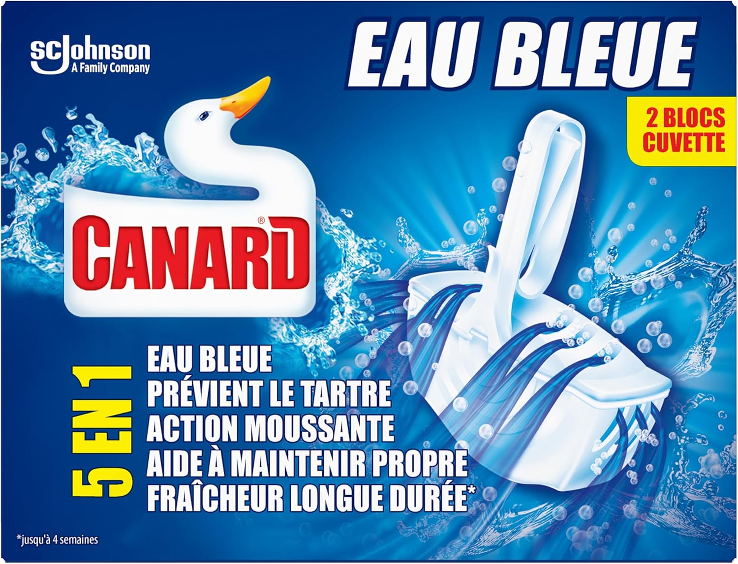 Canard Wc Bloc Wc Eau Bleue, 130g