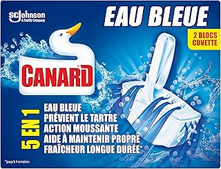 Canard Wc Eau Bleue - Bloc Wc Colorant 5en1-2 Blocs