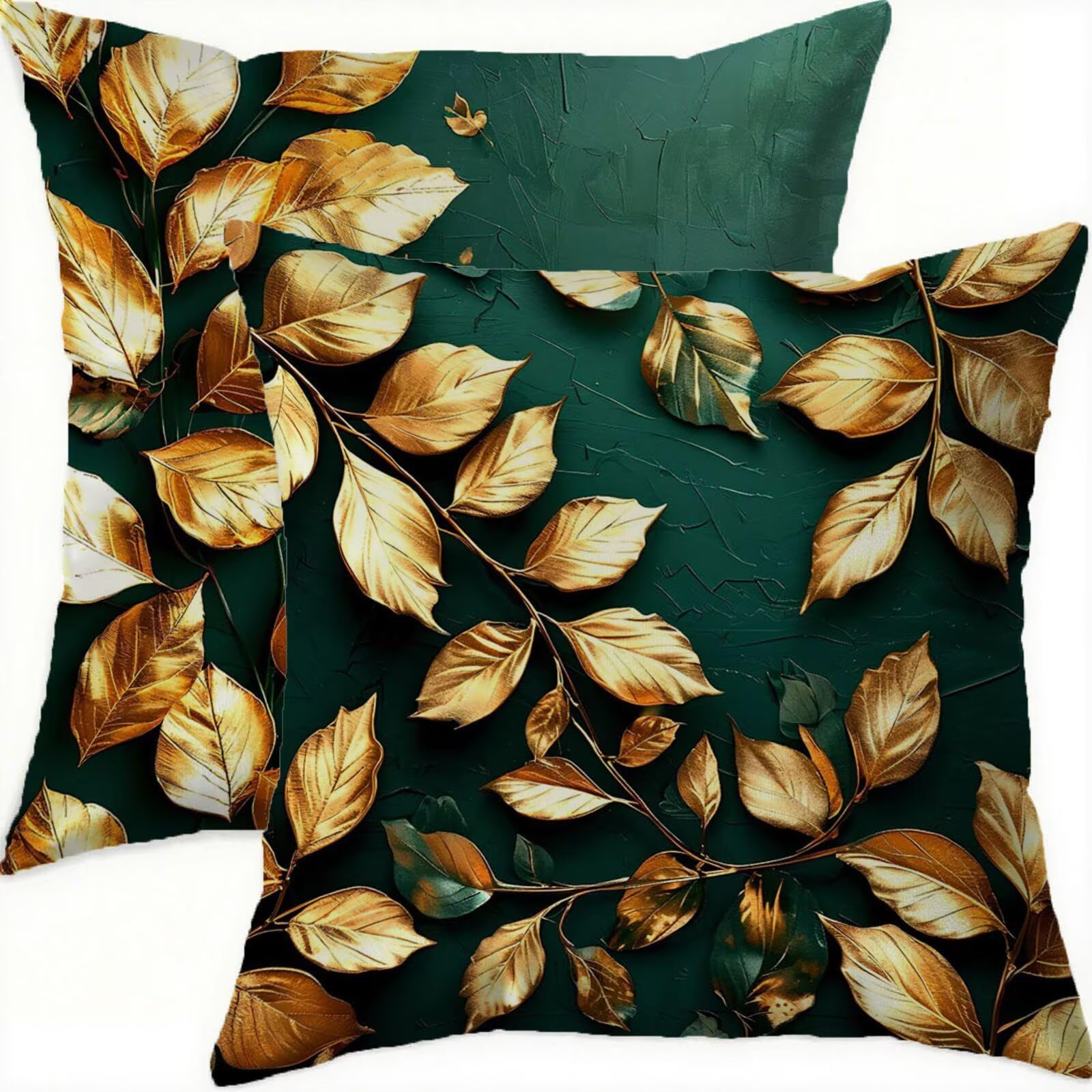 Housse coussin 60x60cm velours doré de qualité supérieure double face