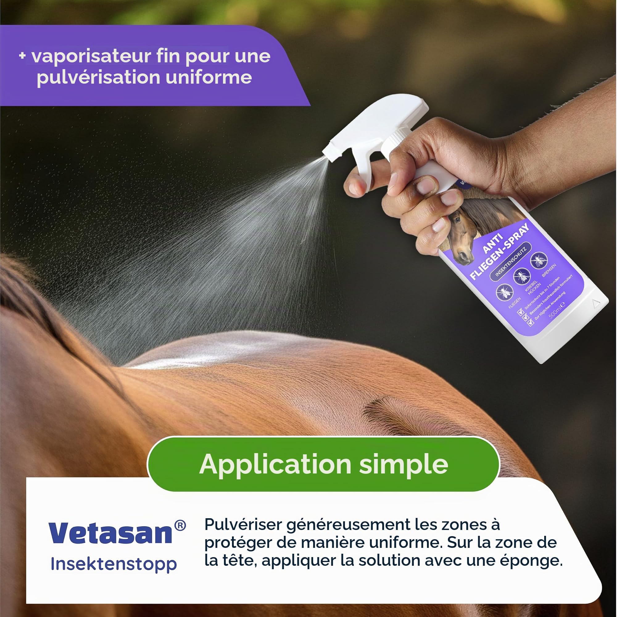 Spray anti-mouches cheval (3 l)