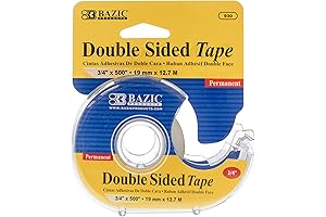 BAZIC Double Sided Permanent Adhesive Tape For Arts And Crafts