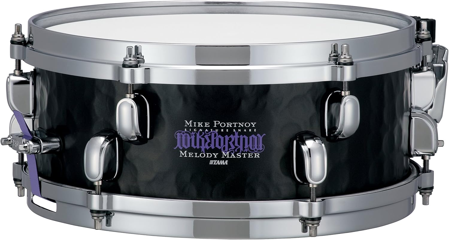 Tama Mike Portnoy MP125ST Hammered Signature 5 x 12-inch Snare Drum - Black