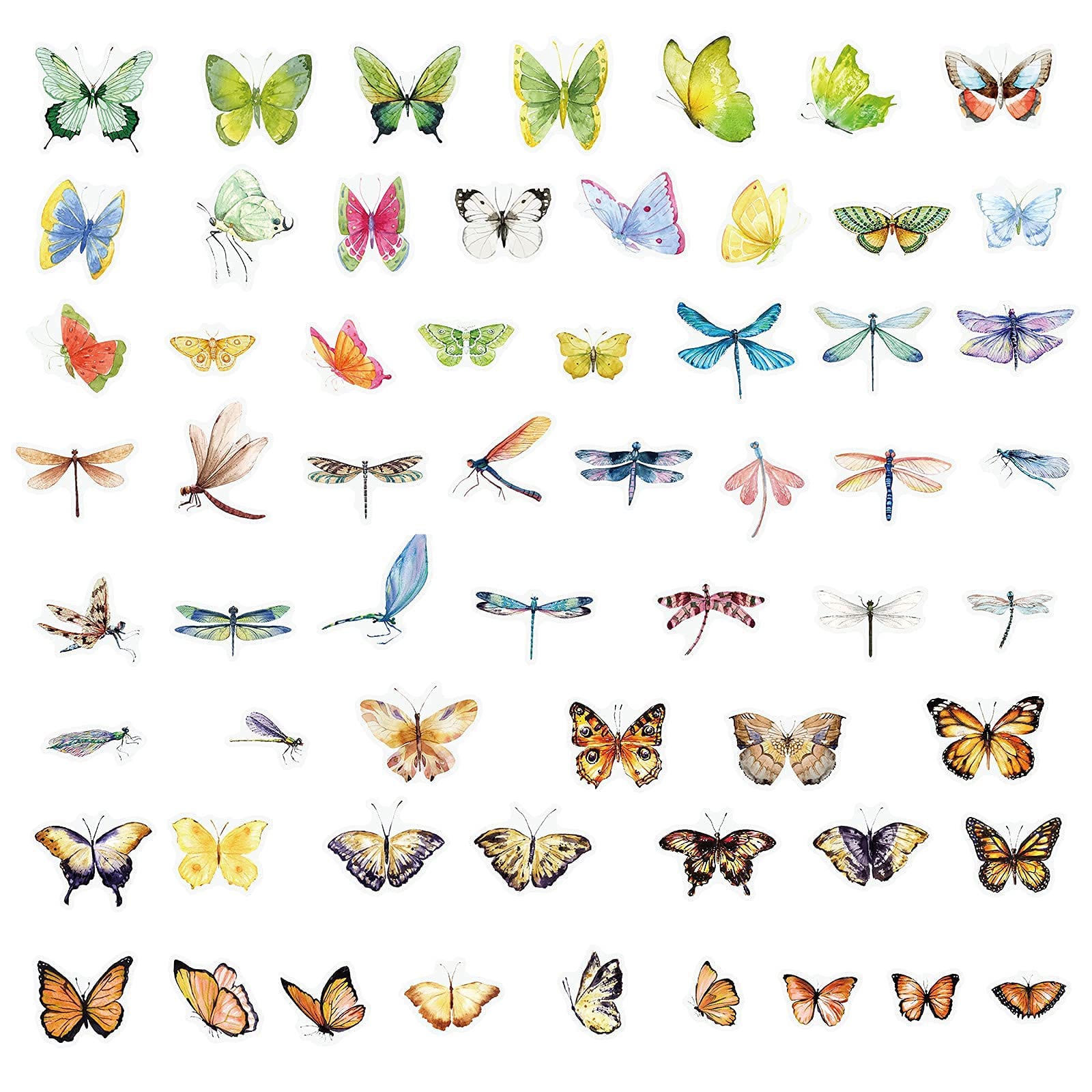 Bob Online ™ - 45 Stuks – Blauw - Feeën Stickers PET – Blue Fairy Stickers – Feeën