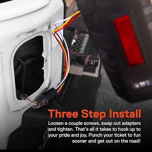 Miniatura 6 de TRUE MODS - Luces traseras LED compatibles con Jeep Wrangler JK JKU SportSaharaRubicon 2007-2018 Unlimited Accesorios Luz de freno trasera aprobada