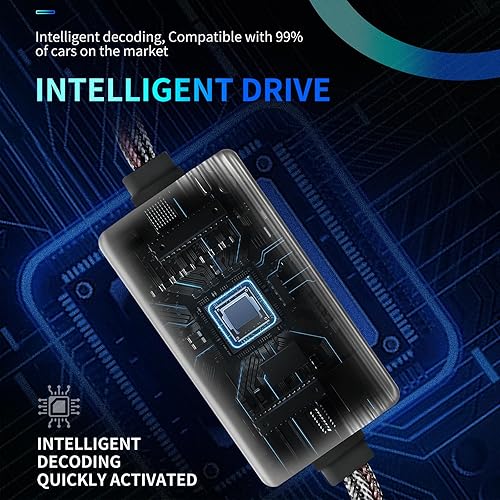 Miniatura 2 de SANHE Bombillas LED H13 9008 para faros delanteros, 40000LM 6500K bombillas blancas frías de haz alto y bajo, bombillas impermeables IP68 para faros