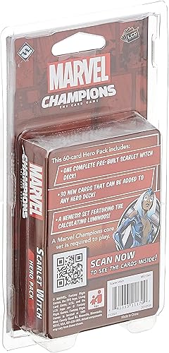 Miniatura 2 de Marvel Champions The Card Game Scarlet Witch HERO PACK  Juego de estrategia de superhéroes, juego cooperativo para niños y adultos, a partir de 14
