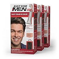 Vista 14 de Solo para hombres Auto Stop, tintura química para el cabello, 1, Marrón medio