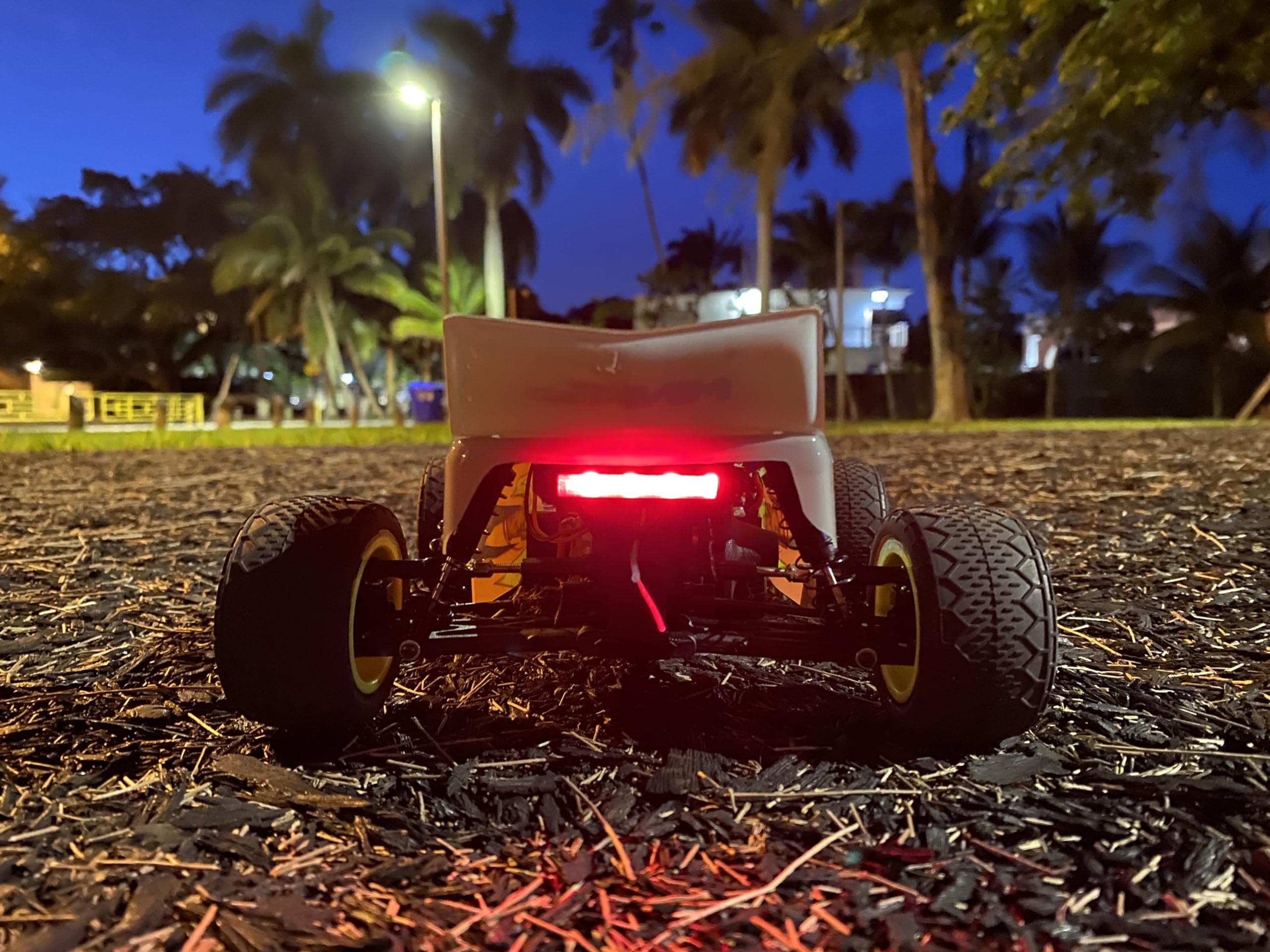 Injora Micro B RC Light Kit For Losi 1/24 Micro-B Buggy White