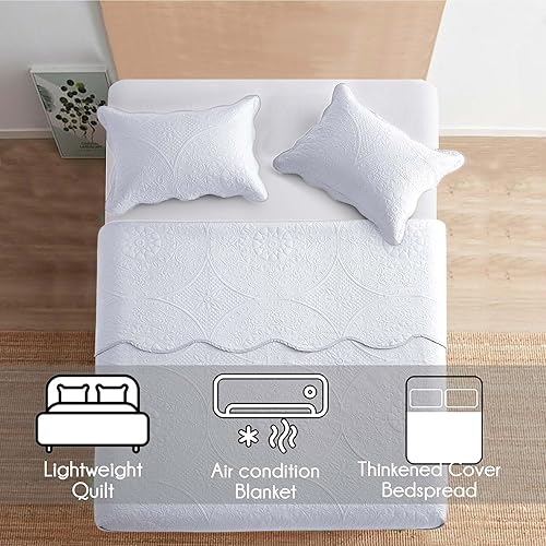 Miniatura 2 de IR Imperial Rooms - Juego de colcha tamaño individual (68 x 86 pulgadas) + 1 funda de almohada (20 x 26 + 2 pulgadas), 2 piezas, colcha ligera