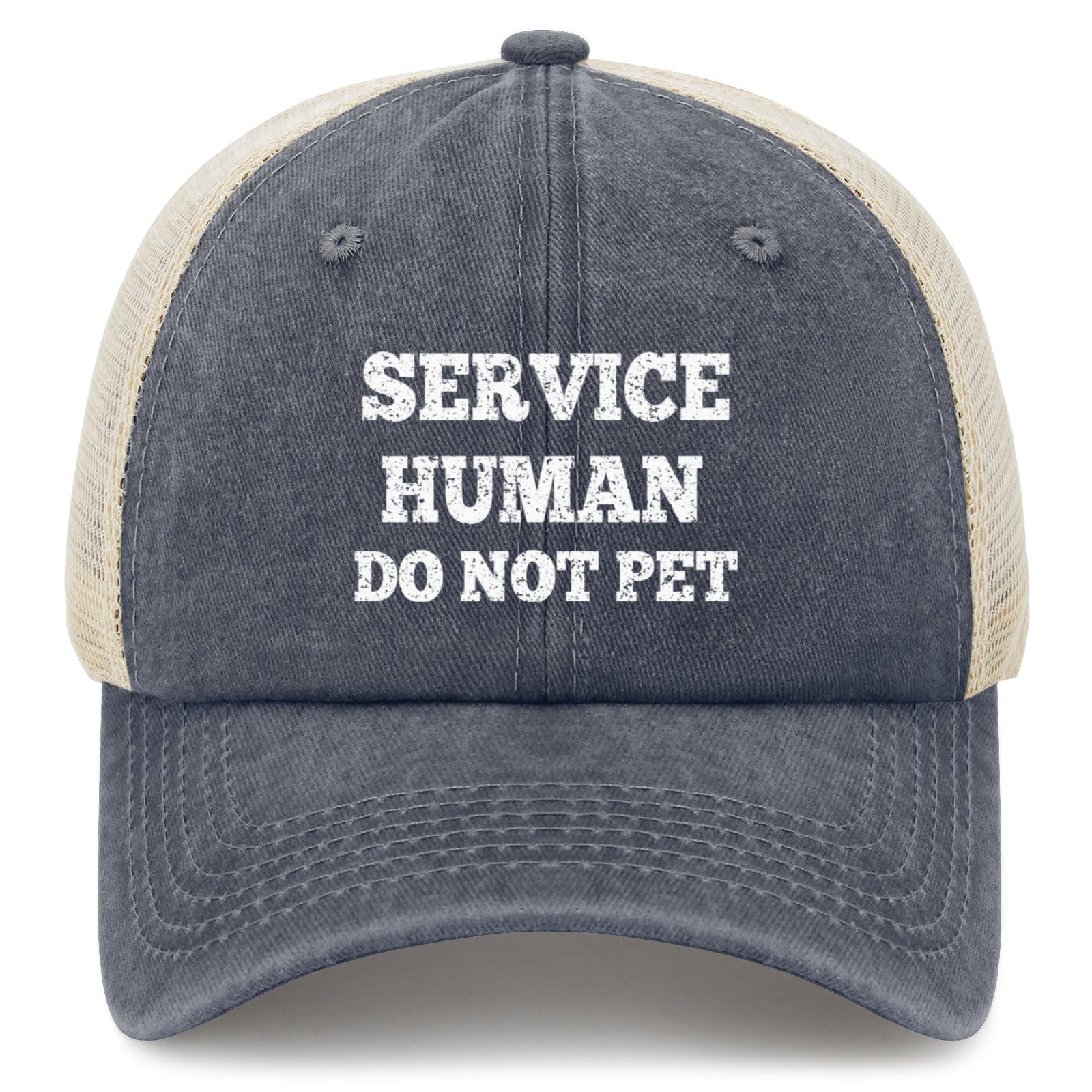 Service Human Do Not Pet Sun Hats Garde Caps for Grandma