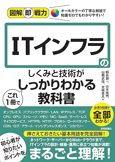 図解即戦力 ITインフラのしくみと技術がこれ1冊でしっかりわかる教科書の表紙