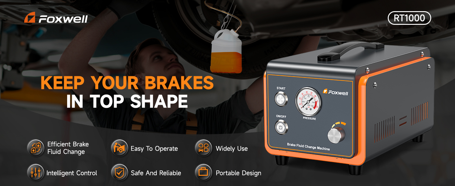 Watch RT1000 automatic brake fluid replacement machine on Amazon Live