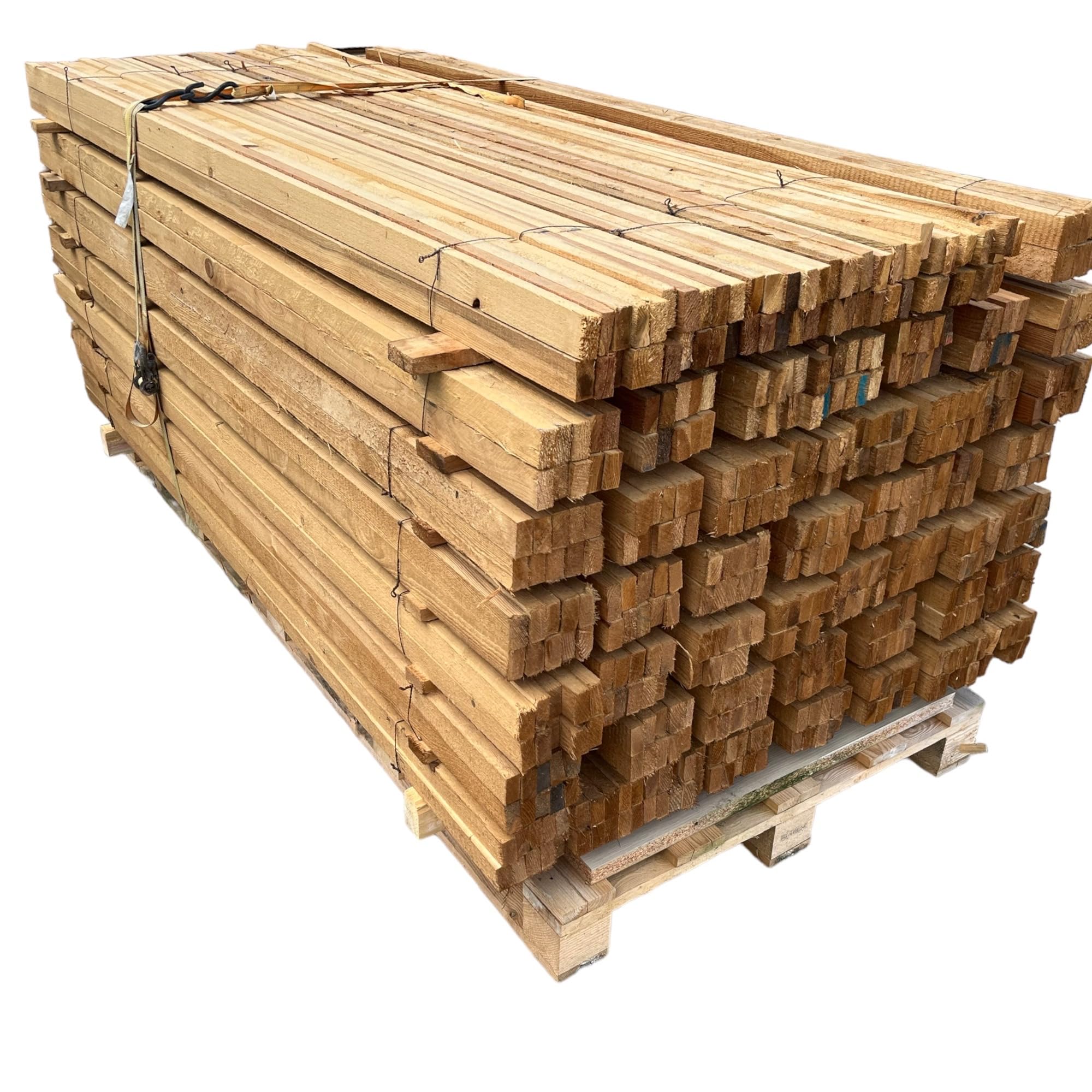 Holzlatten IMPRÄGNIERT Konstruktionsholz Fichte 24x48mm 10er-Pack (10 St. 24x48x1000mm)