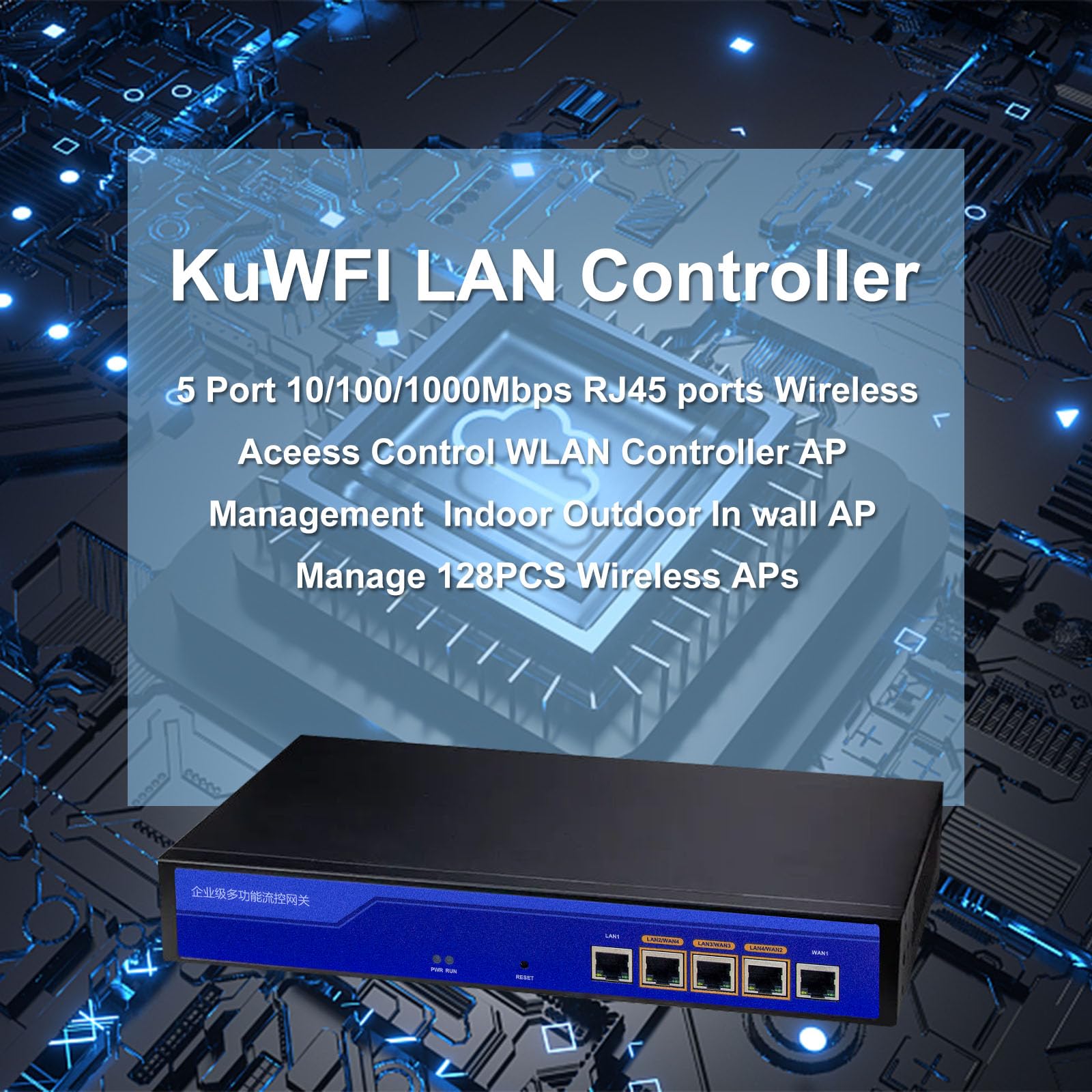 Amazon.com: KuWFI LAN Controller, 5 Port 10/100/1000Mbps RJ45