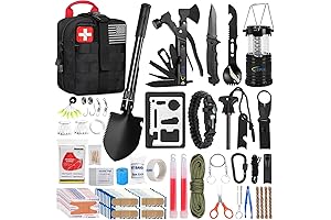 170 PCS Survival Kits for Men: Ultimate Protection in the Wilderness