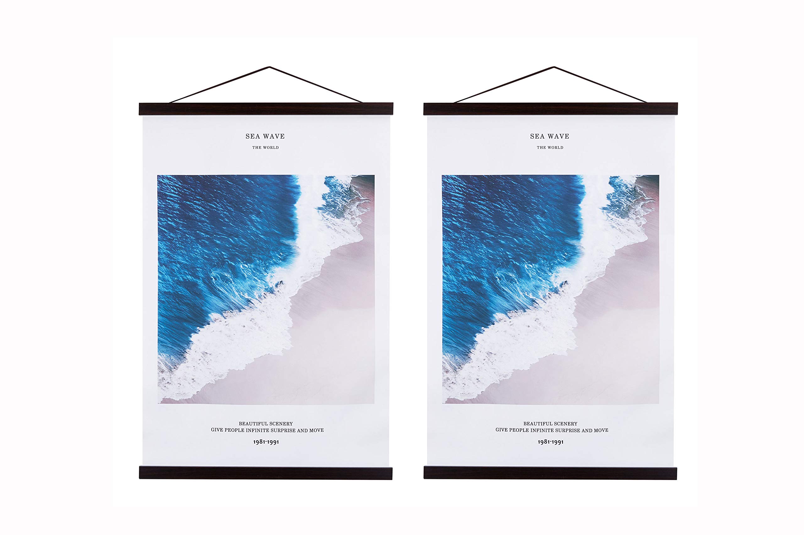 Benjia Poster Hanger, 16x20 16x24 16x22 Poster Frame Wood