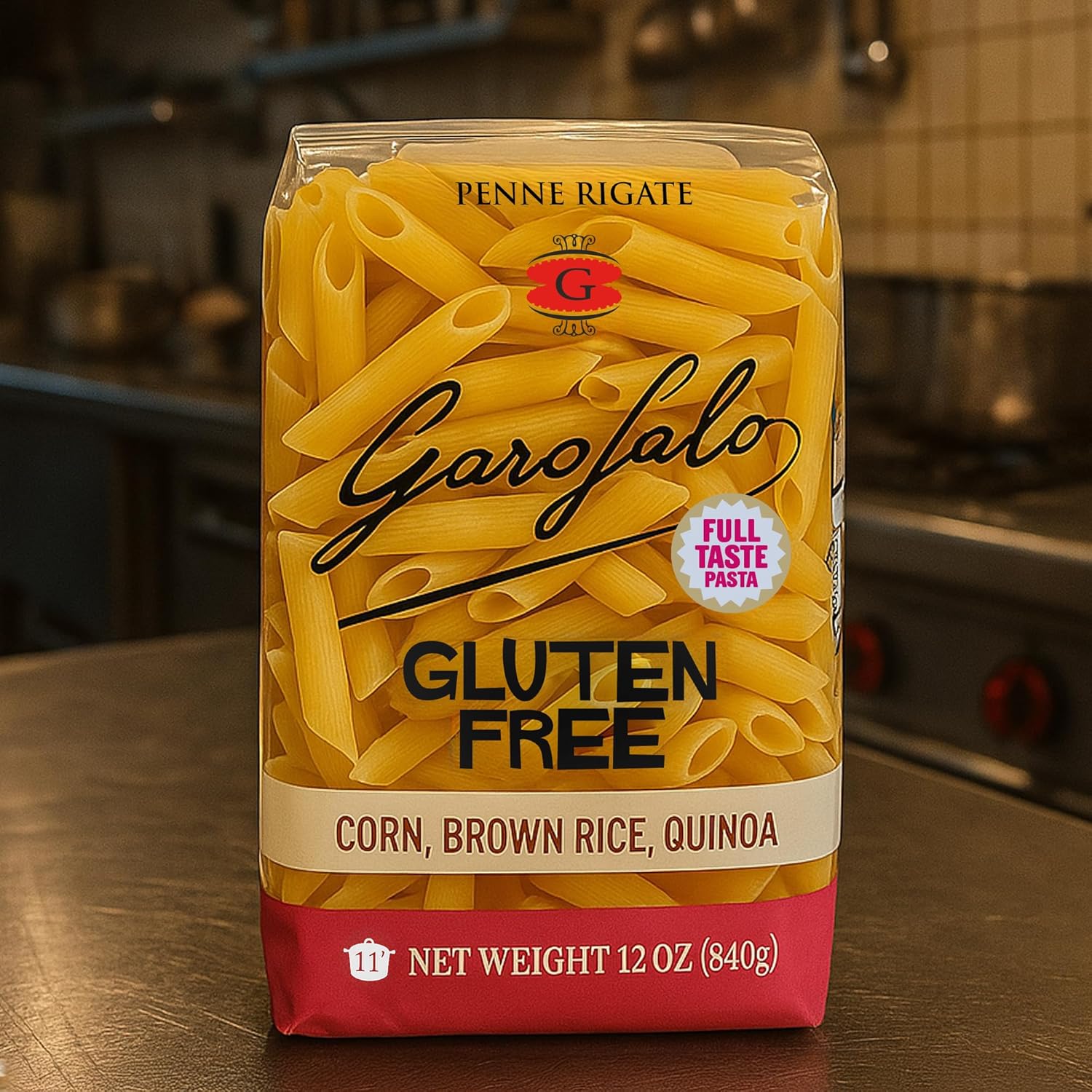 Garofalo - Premium Gluten-Free Penne Pasta, Italian Made, Corn, Rice, Potato & Quinoa Blend, Bronze-Drawn, Al Dente (6 pack)