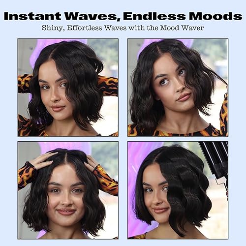Miniatura 7 de Kit de peinado de plancha intercambiable, rizador 3 en 1, rizador de pelo y varita rizadora, herramienta de peinado del cabello, barriles de 1