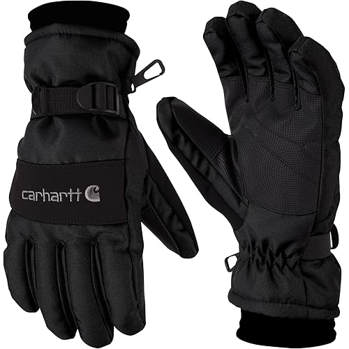 Carhartt Men's Waterproof Insulated Knit Cuff Glove