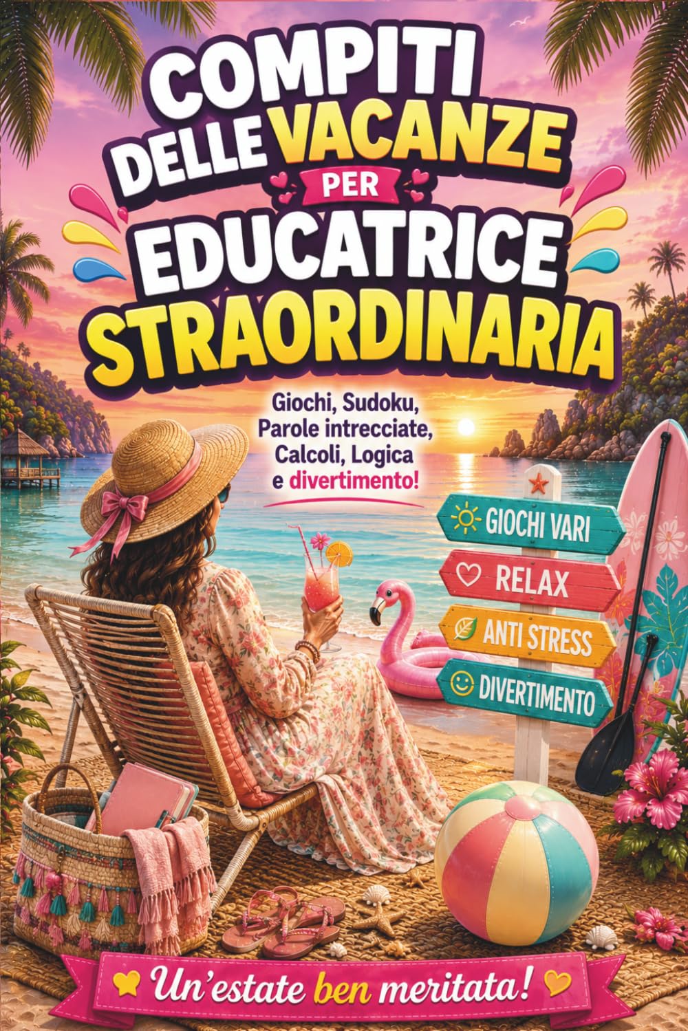 regalo per educatrice asilo nido – Compiti delle vacanze per educatrice straordinaria: Giochi e attività per rilassarsi durante le vacanze – Un regalo personalizzato e originale per maestri
