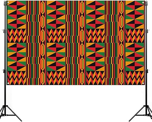 Nepnuser Kwanzaa - Telón de fondo para cabina de fotos, decoración de pared para interiores y exteriores, 5.9 x 3.6 pies