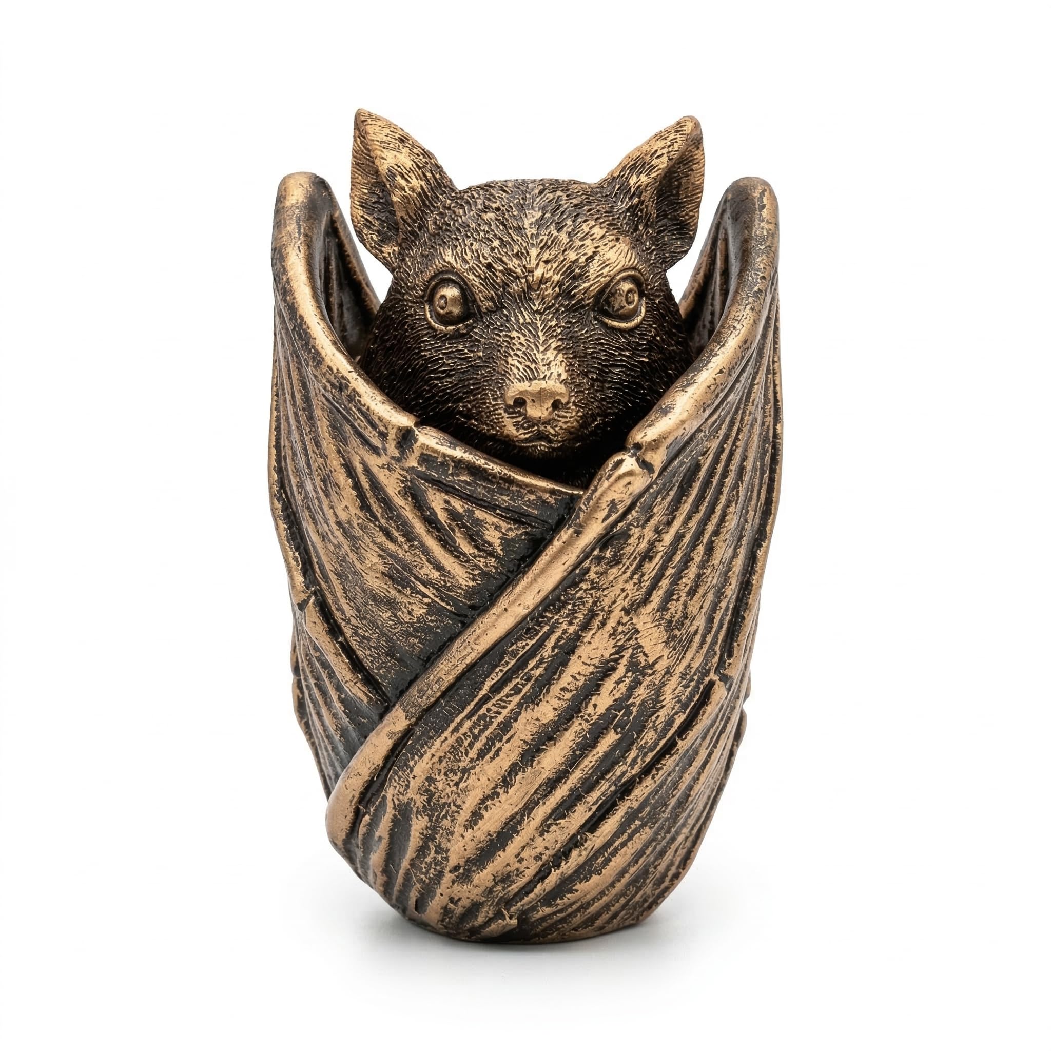 Photo 1 of 1 SETS 4.4" Bat Trinket Box - Antique Bronze Gothic Decor Jewelry Holder