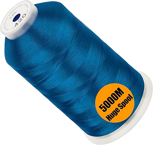 Miniatura 133 de New brothread - Bobina única de 5000 m de hilo de poliéster para máquina de bordar 40WT para máquinas comerciales y domésticas - Marigold