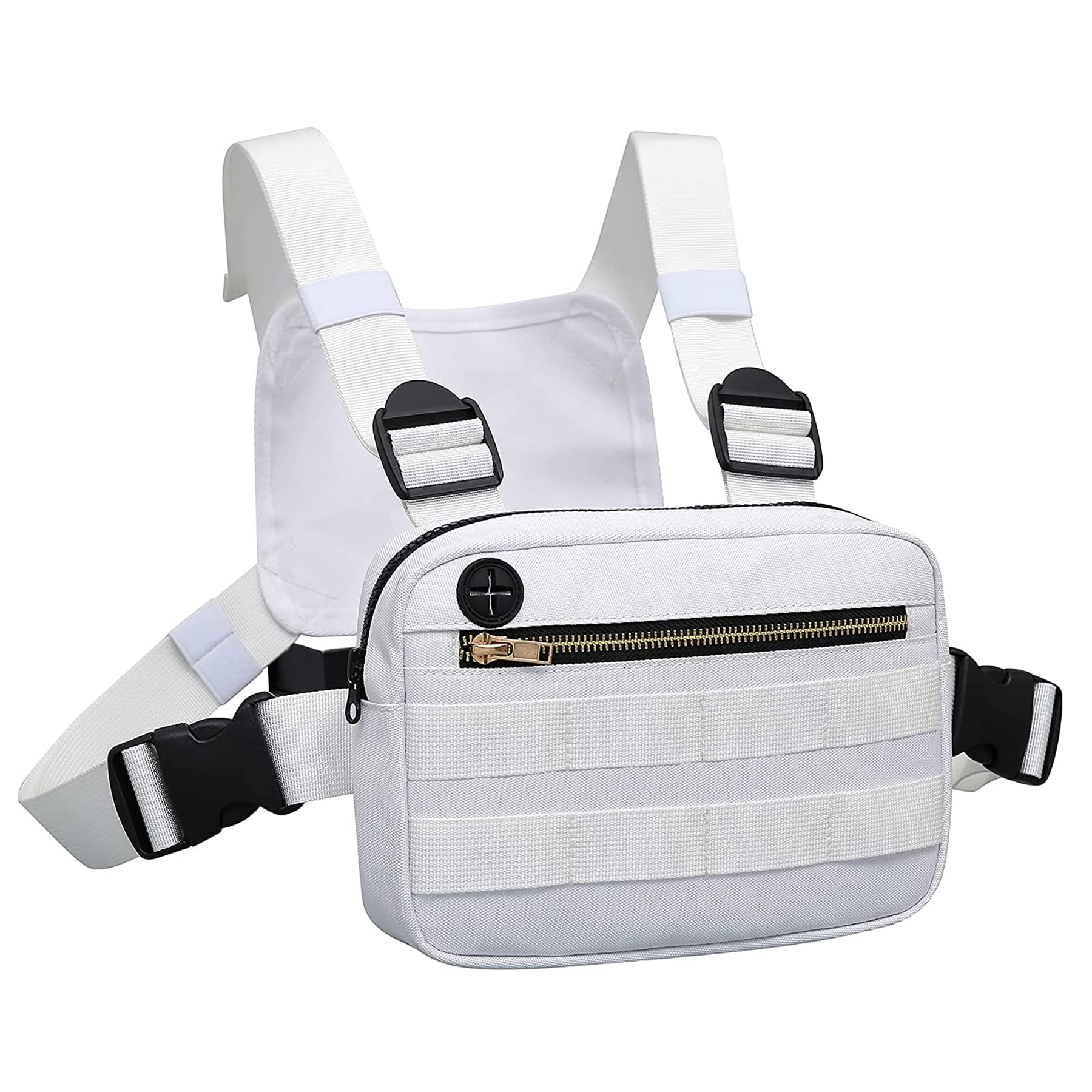 Outdoor Water Resistant Chest Bag For Men, Tactical EDC Chest Pack With