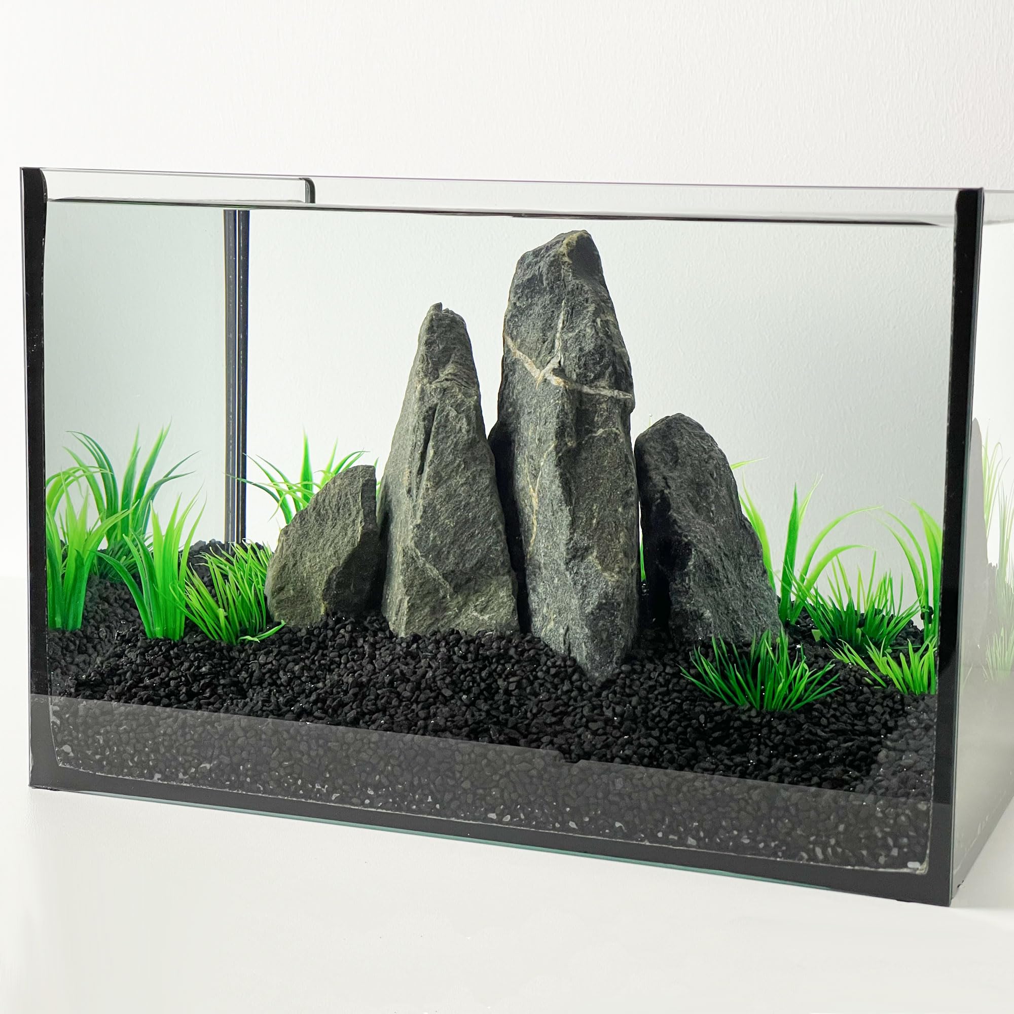 Schicker Mineral żwir akwariowy czarny, kwarcowy 2,0–3,0 mm, 25 kg, powłoka epoksydowa (deklaracja: nie uwalnia substancji), zaokrąglone ziarna, do akwariów słodkowodnych i morskich, neutralność pH