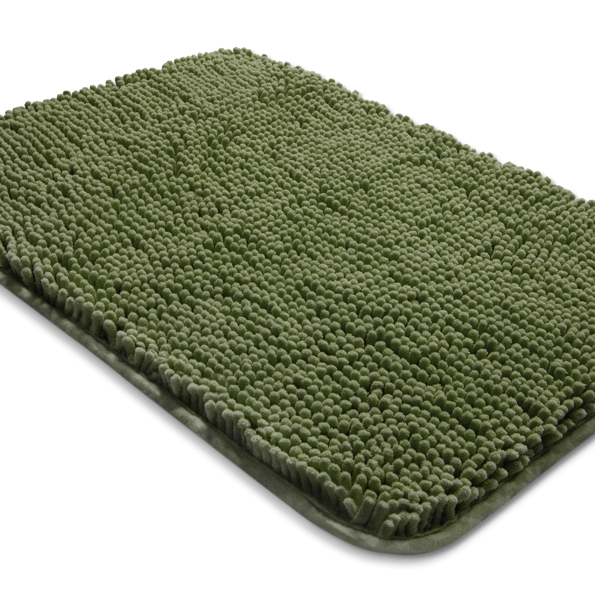 Yeaban Sage Bathroom Rug 20"x32",Thick Chenille Bath Mats,Absorbent and Washable Bath Rug Non-Slip, Extra Soft Rugs for Bathroom Floor,Tub,Shower and Sink โ image 1