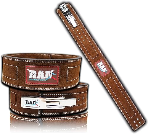 Miniatura 2 de RAD - Cinturón de levantamiento de pesas para hombres y mujeres, levantamiento de pesas, correa de palanca de 0.39410 mm