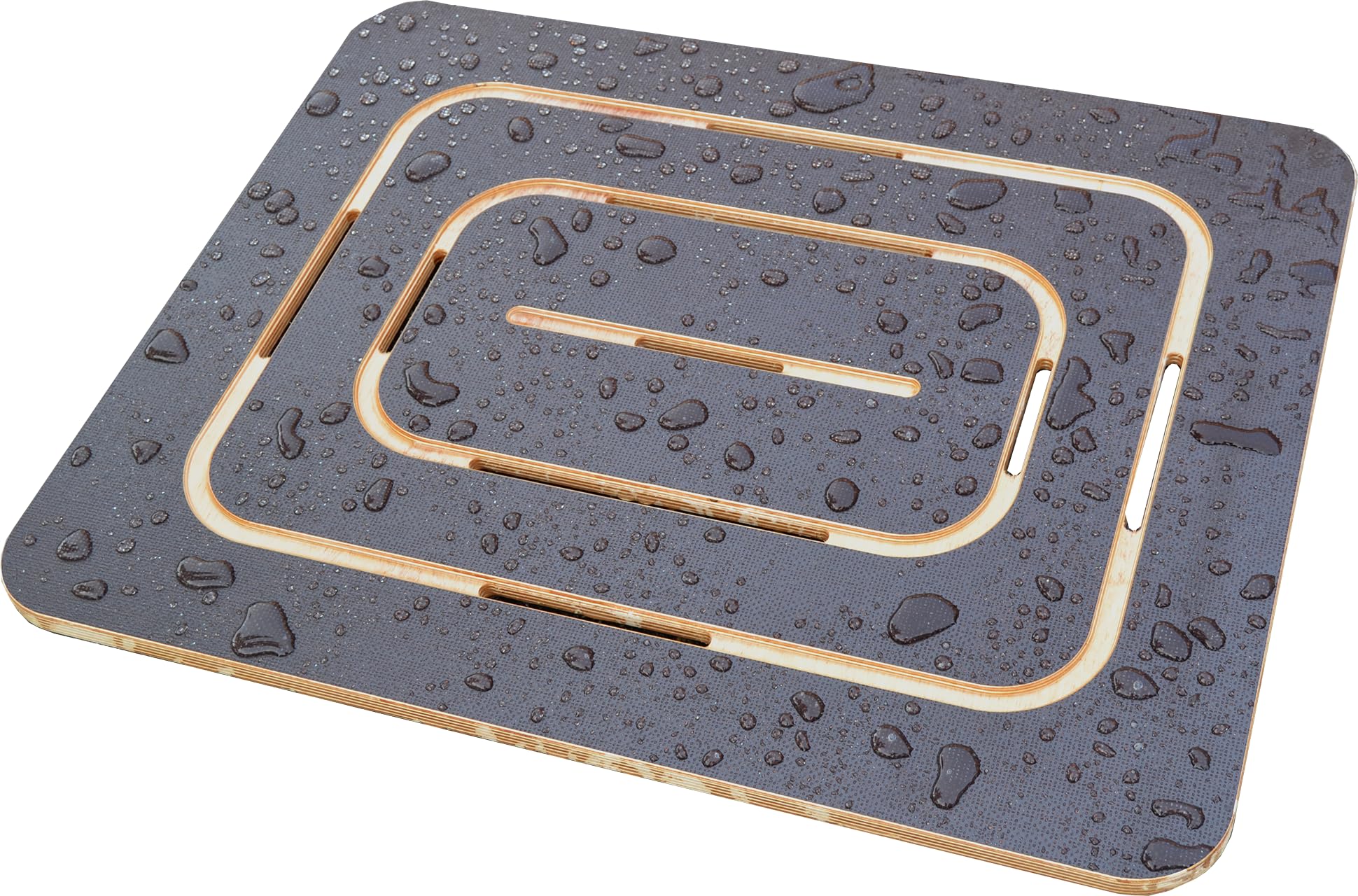 Castelmerlino 137 Pedana Doccia in Compensato Marino Supergrip Antiscivolo cm 54 x 68 per Piatti cm 70 x 90
