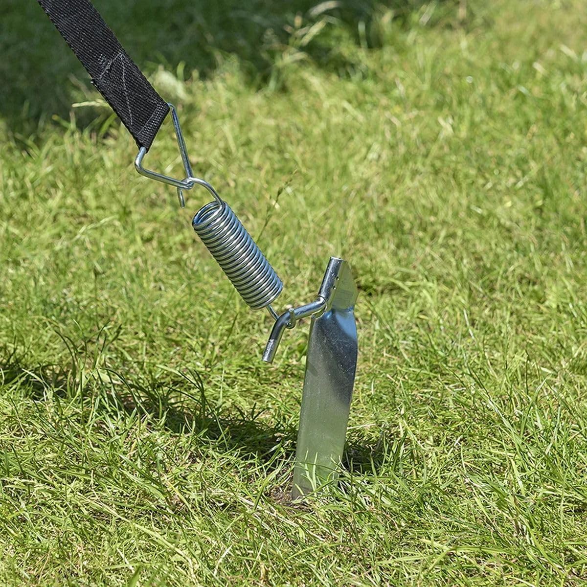 Set Di Tensionamento Per Tenda Da Sole, Cinghia In Nylon 12,5 M Con Picchetti E Molla, Colore Nero