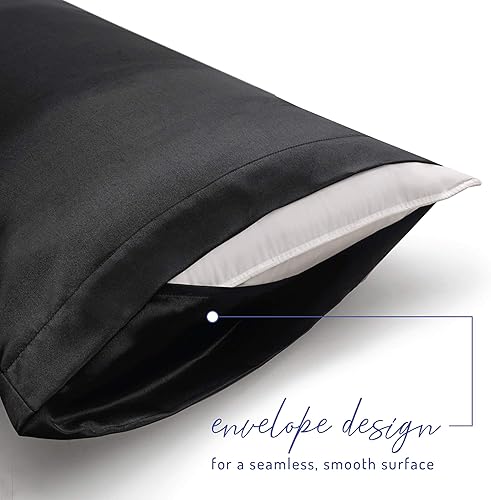 Miniatura 5 de Funda de almohada de satén para el cabello y la piel, reduce la irritación de la piel y el pelo encrespado, funda de satén para una comodidad