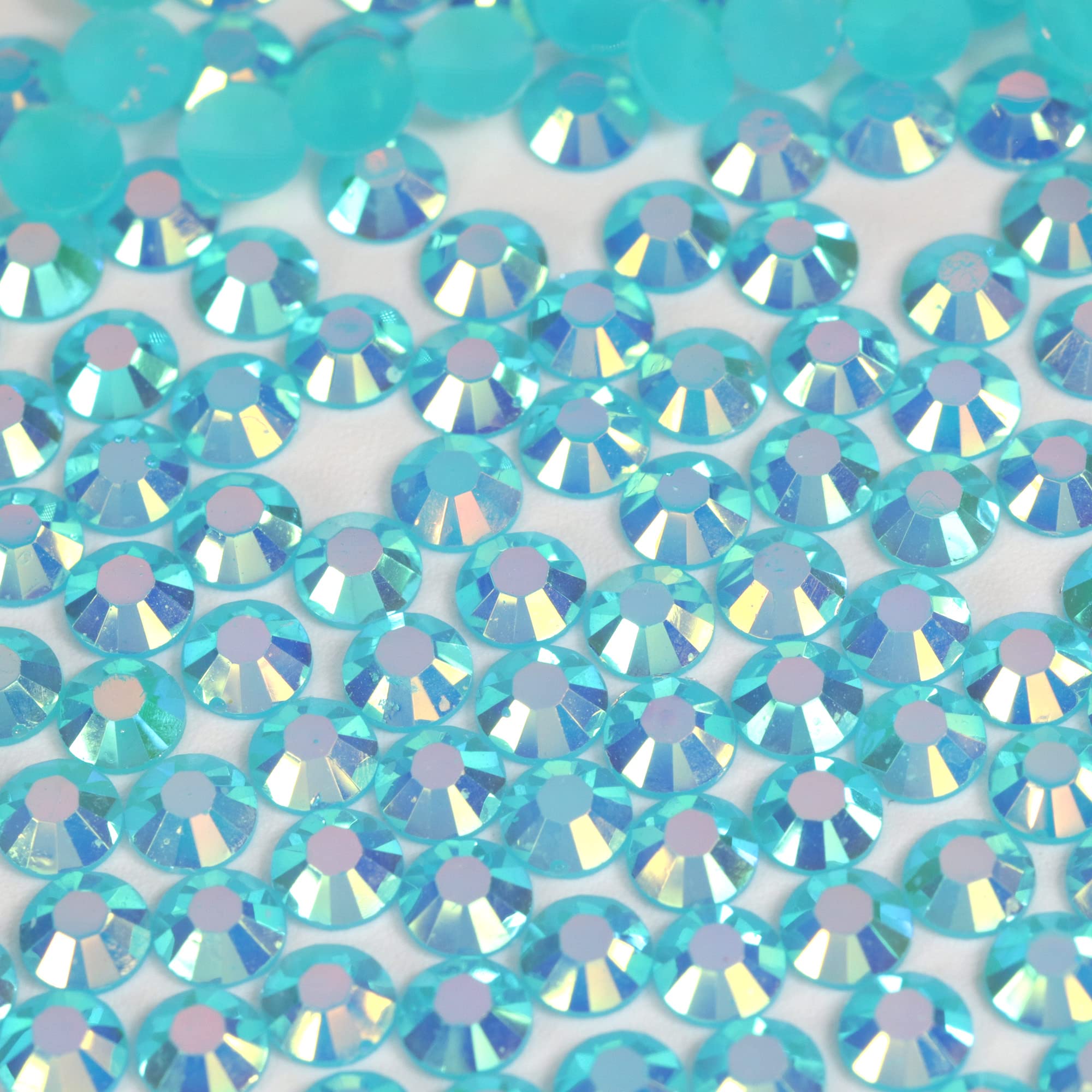 250pcs 6mm Flat Back Non-Stick Rhinestone Crystal Diamantes Nail Art & Craft Scrapbooking Embellishments 90 Available Colours (6mm, AB Clear #A13) — view 64