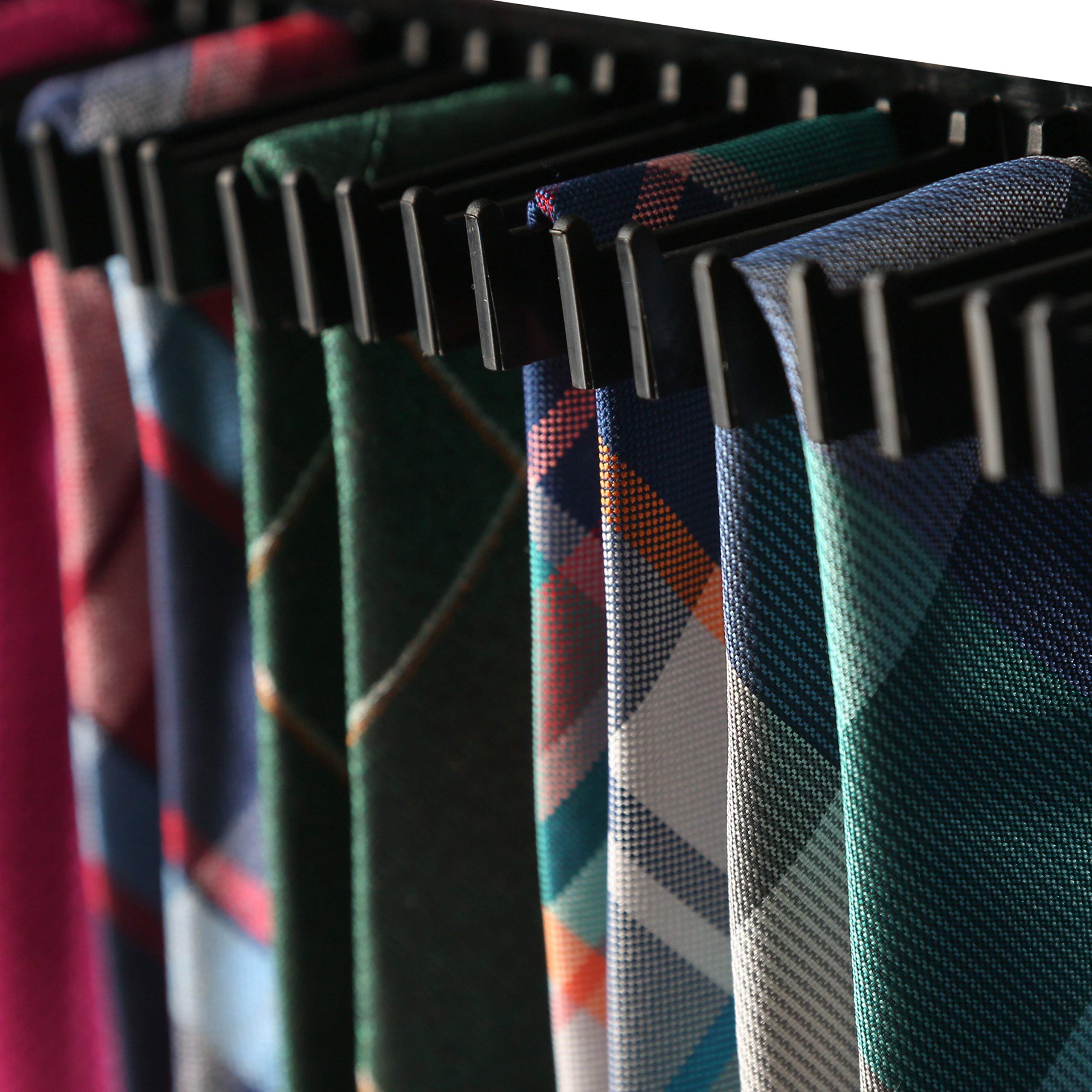 Buy StorageMaid Motorized Tie Rack Organizer for Closet with LED Lights Battery Operated