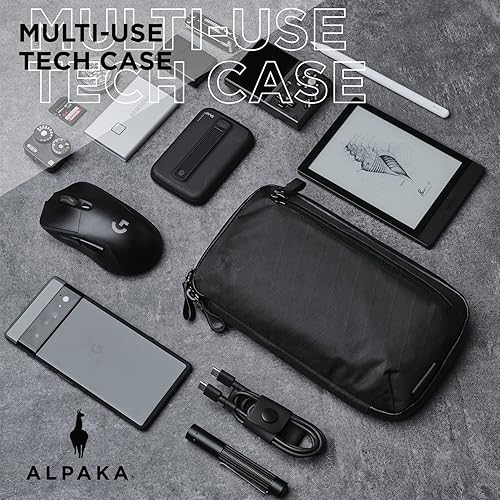 Miniatura 6 de ALPAKA Tech Case - Mini bolsa organizadora de viaje pequeña para electrónica, cables, teléfono celular, bolsa técnica para accesorios electrónicos