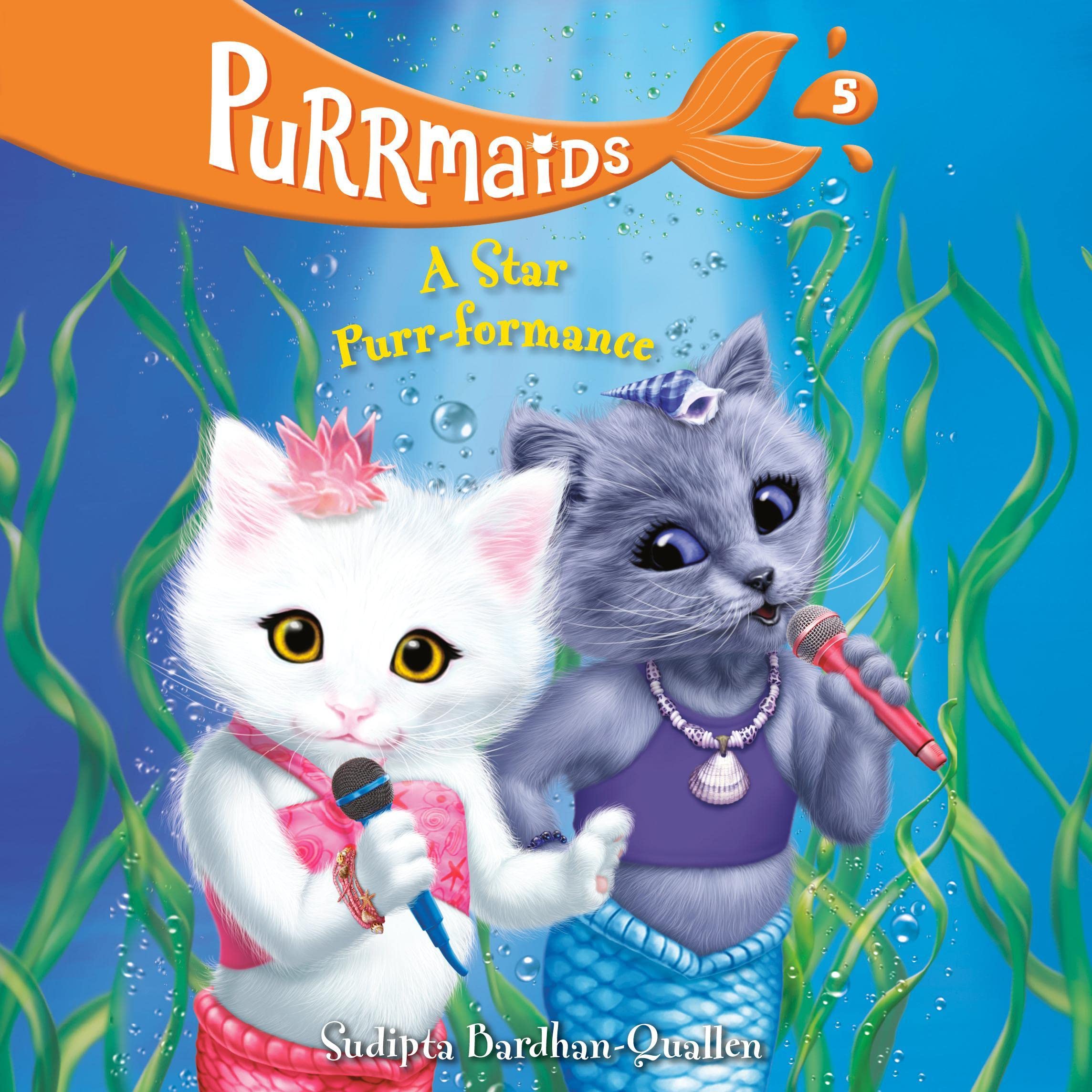 Cover art for Purrmaids #5: A Star Purr-formance
