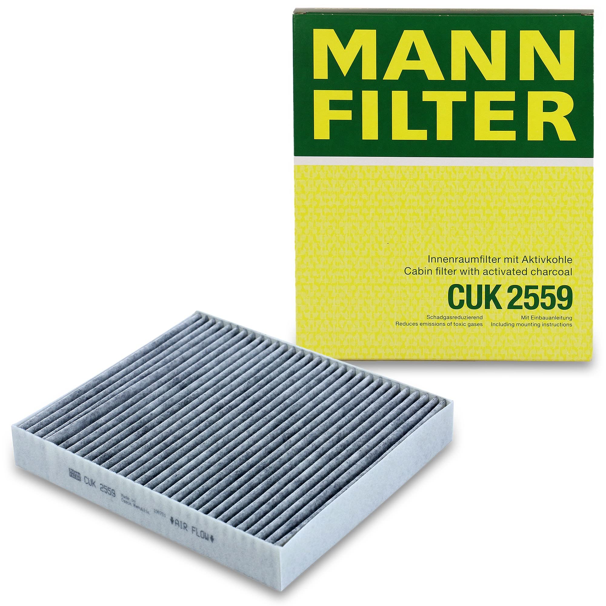 MANN-FILTER Inspektionspaket Filterset 1x Ölfilter, 1x Luftfilter, 1x Innenraumfilter (Aktivkohlefilter), 1x Ölablassschraube Kompatibel mit FORD GALAXY Mk2 (WA6), MONDEO Mk4 (BA7), S-MAX (WA6)