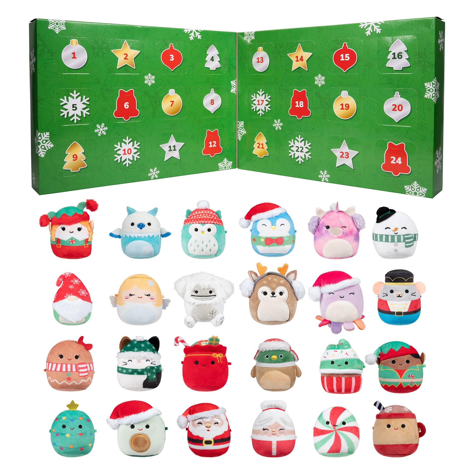 Micromallows Squishmallows Original 24-Day Holiday Advent Calendar