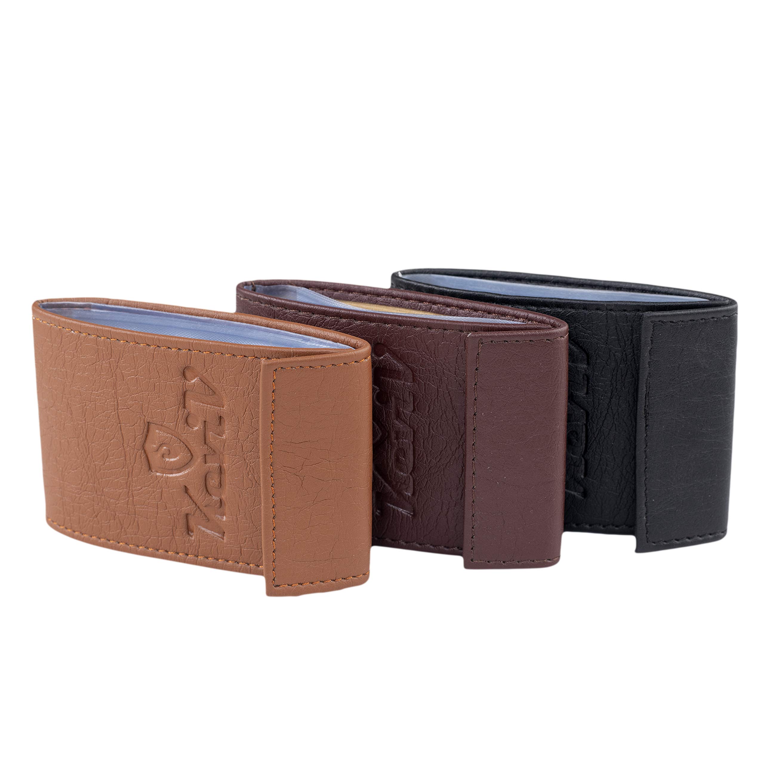 keviv Artifical Leather Credit Card/Debit Card Holder for Men & Women - (6.5 x 9.5 x 0.5) x (Pack of 3) - 18 Card Slots | Multicolor |-picture-26