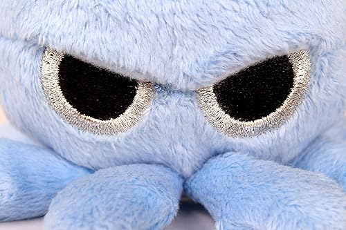 Miniatura 5 de Juguete chirriante de pulpo gruñón para perro, 6 pulgadas, divertido y adorable juguete de peluche, juguete duradero para cachorros, para perros