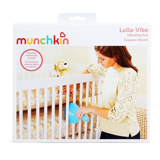 The Munchkin Lulla-Vibe Vibrating Mattress Pad Sleep Soother is a popular baby product designed to promote better sleep for infants. This compact and portable device is a mattress pad equipped with a gentle vibrating mechanism that helps soothe babies and lull them into a peaceful slumber.