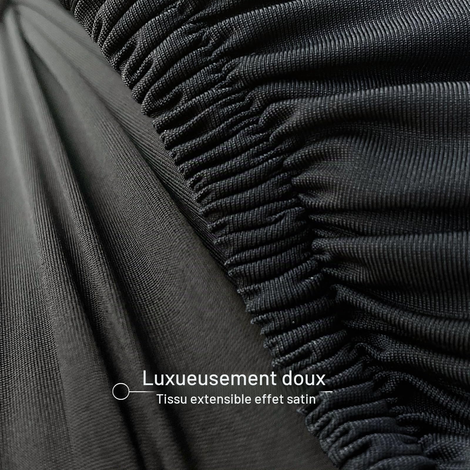 Housse Moto Intérieur Housse de Protection pour Moto Tissu Élastique Respirant Anti-poussière Housse pour Moto Scooter,XXL : Longueur (200 à 221 cm)