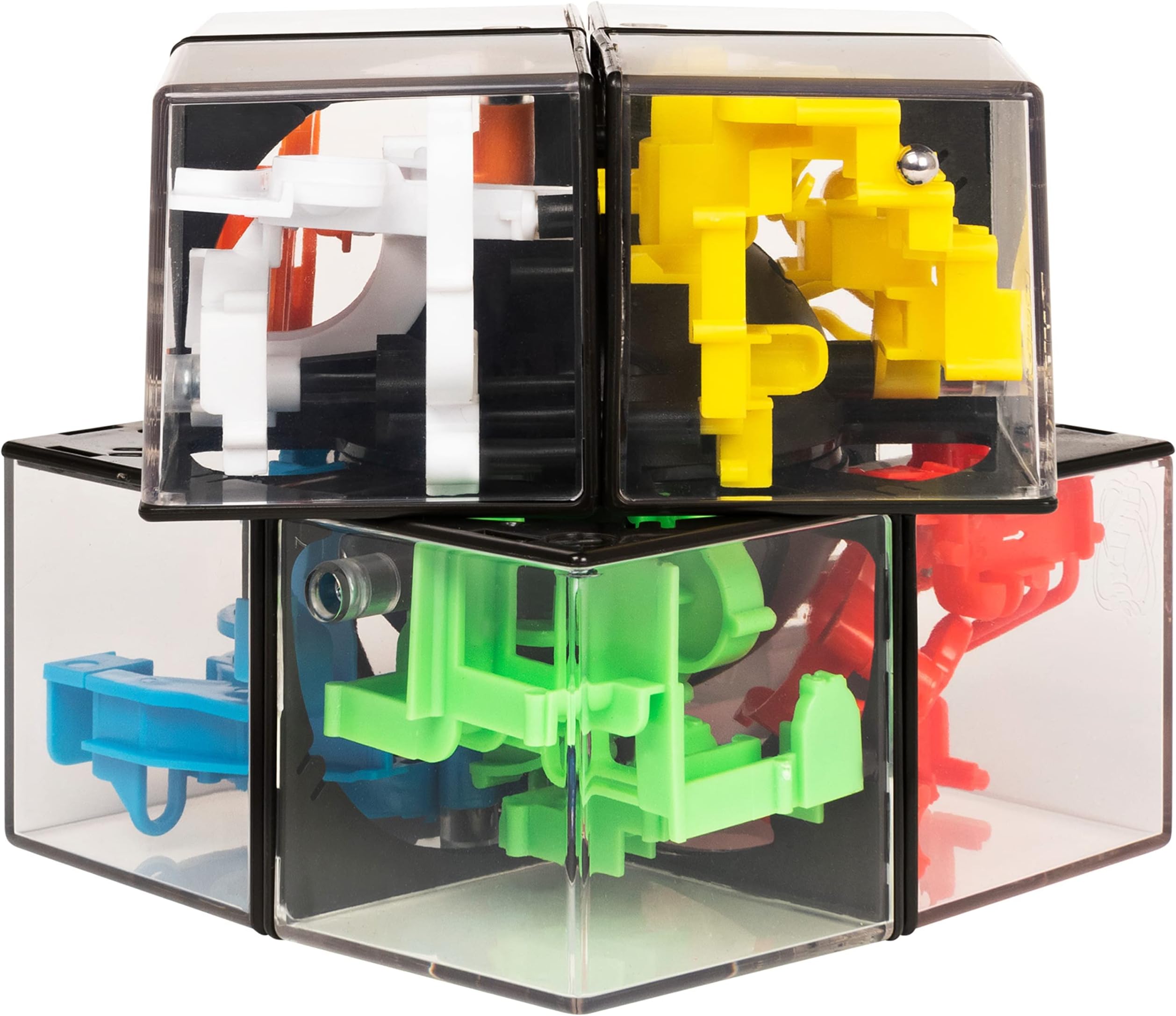ExceforeRubik’s Hybrid 2 x 2,3D Maze Game Brain Teaser Fidget Toy Puzzle Ball,Challenging Puzzle Maze Skill Game, Easy Christmas Toy Gift Idea for Adults and Kids Ages 8 and Up