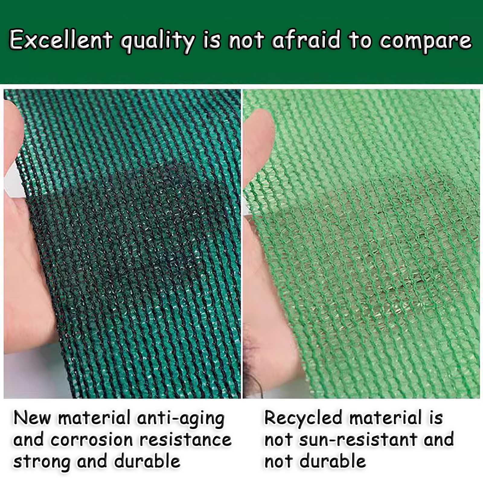 90% Malla Sombreo, Verde Lona De Sombra Tejido Apretado, Resistente a Los Rayos Uv Red De Sombreado, Resistente Al Desgarro 2x2 2x3 2x4 3x3 3x4 3x5 4x5 4x6 5x6 5x8 6x6 6x8 7x8 8x12 9x15 10x10 10x20 (