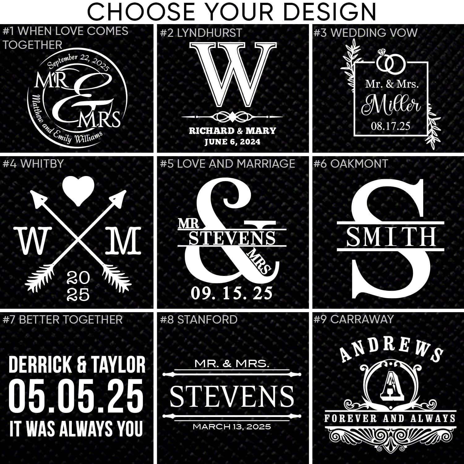 Personalized Glass Wine Decanter for Red and White Wines